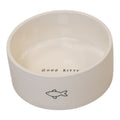 Ceramic Pet Bowl with Fish Design.-0