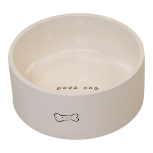 Dog Bone Ceramic Pet Bowl.-0