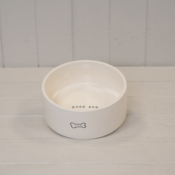 Dog Bone Ceramic Pet Bowl.-1